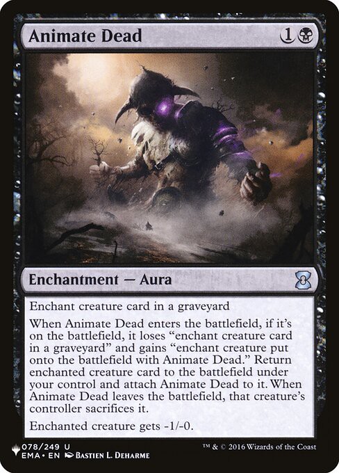 Animate Dead [PLST EMA-78 · NM · Inglés]