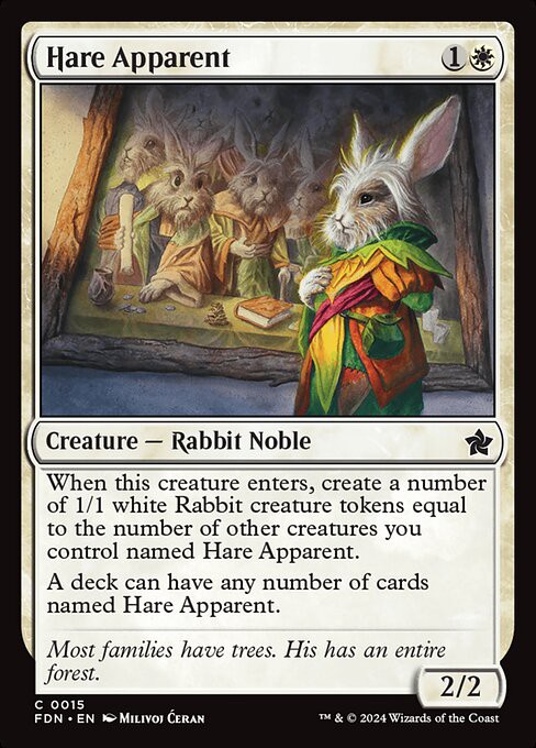 Hare Apparent [FDN 15 · Foil · NM · Inglés]