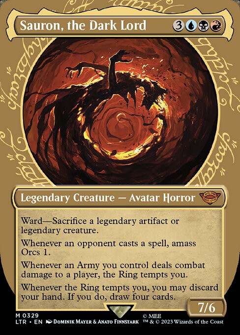 Sauron, the Dark Lord [LTR 329 · NM · Inglés]